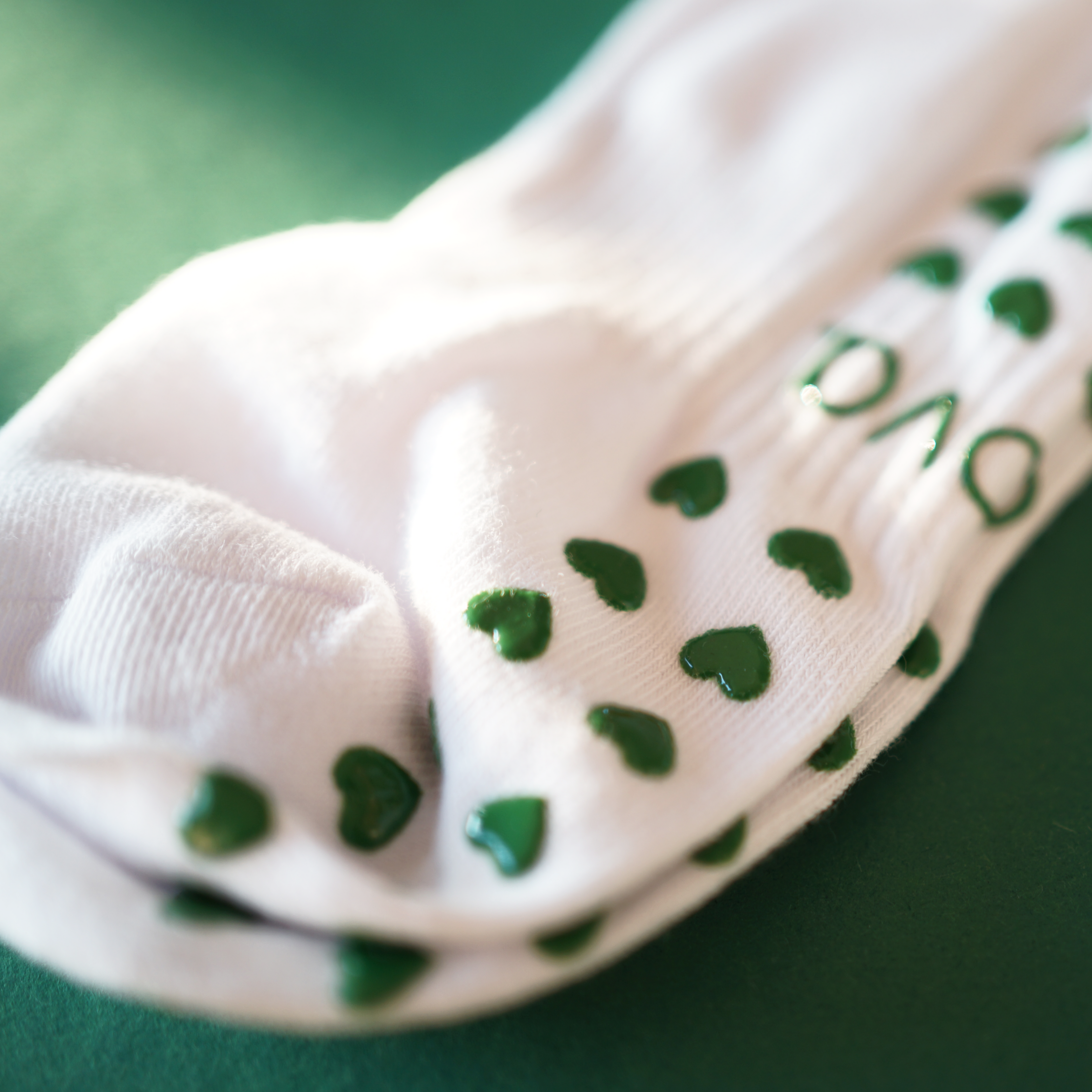 Grip Socks "Green Heart"