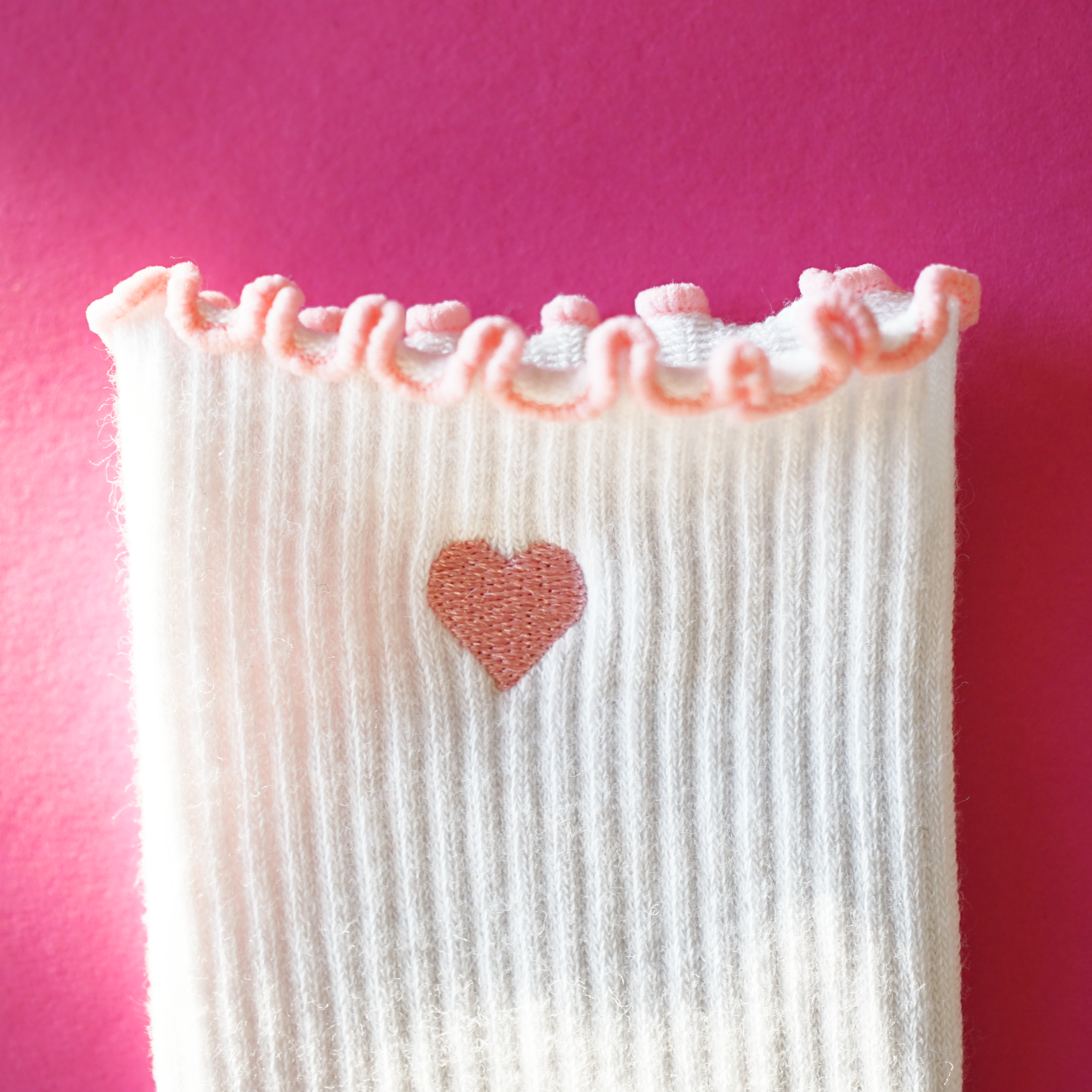 Grip Socks "Pink Heart"
