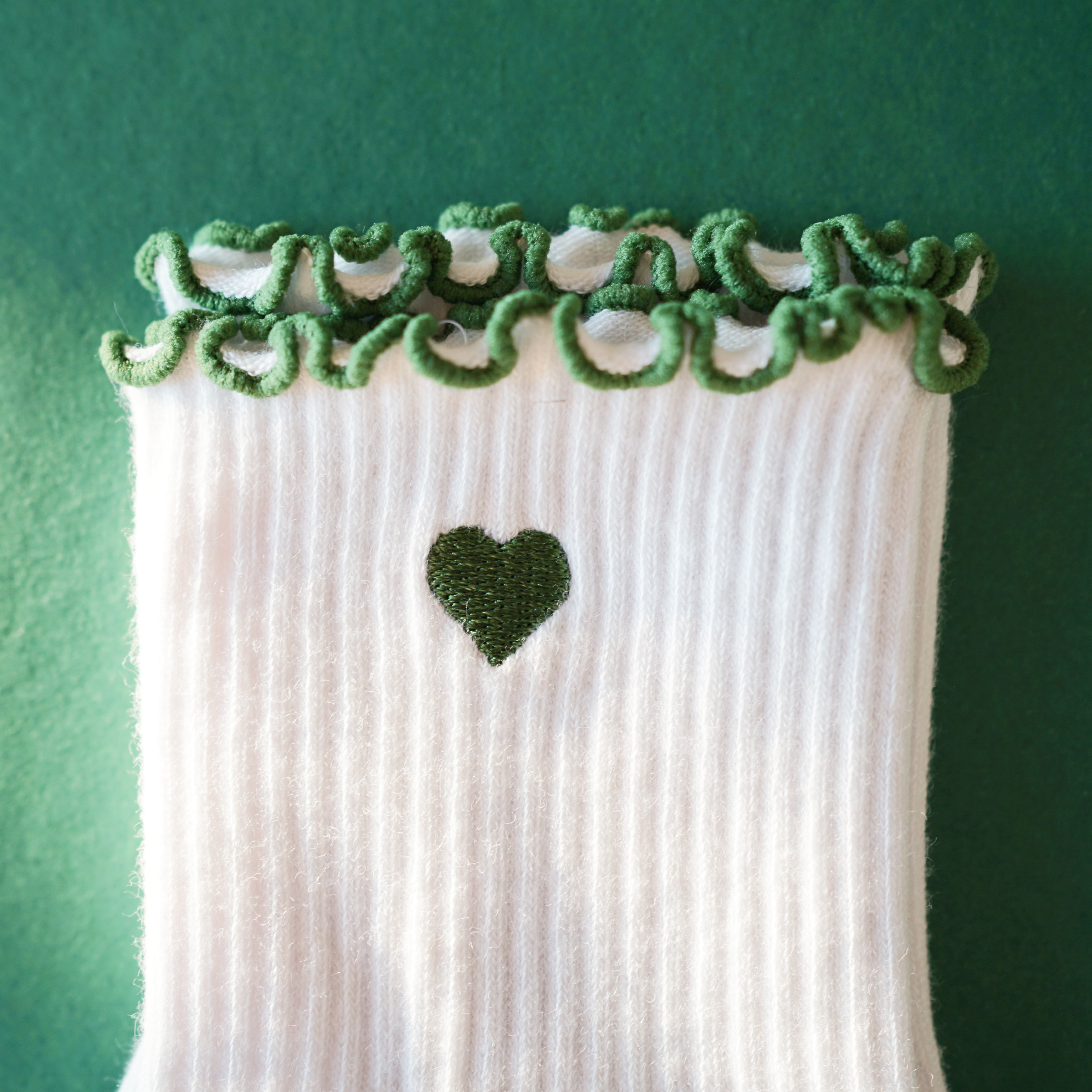 Grip Socks "Green Heart"